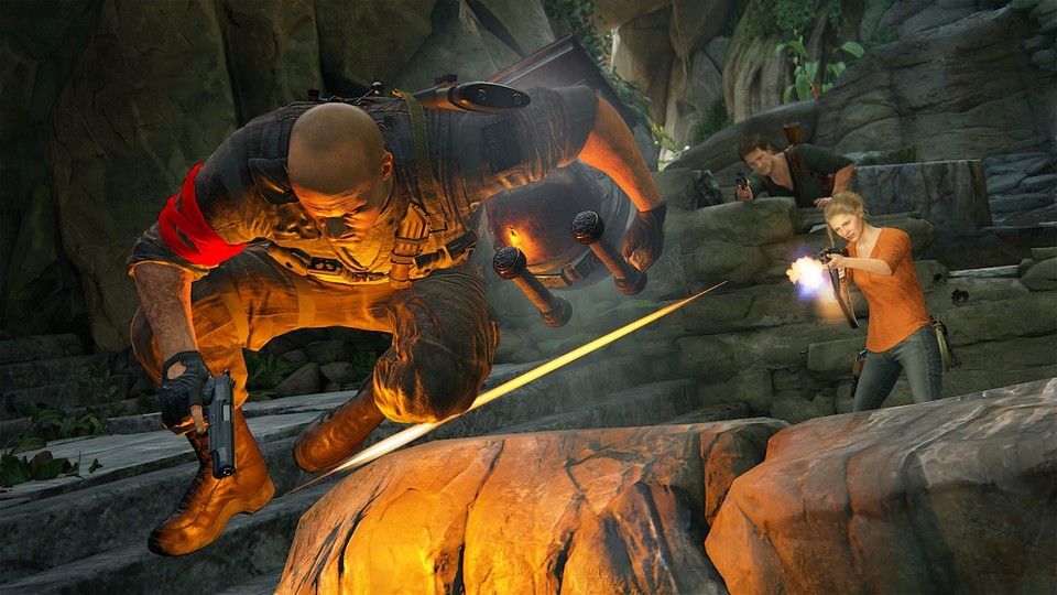 Uncharted 4 - Gameplay-Trailer stellt Multiplayer-Modus »Plündern« vor
