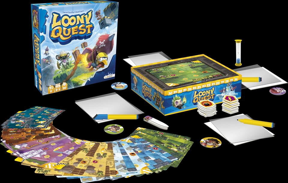 Nahezu perfekte Jump&Jun-Portierung auf den Tisch: Loony Quest.