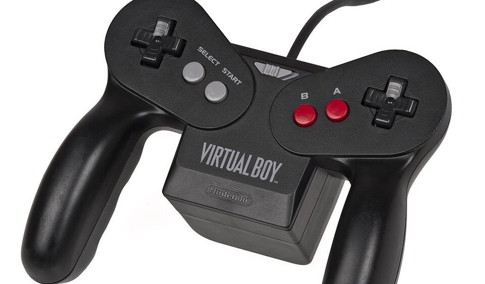 Nintendo selbst bezeichnet das Gamepad des Virtual Boy als Advanced Double Grip Controller – und spielt damit auf die beiden Griffhörner an. 