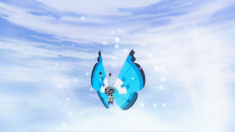 Normalerweise sieht das Vivillon farblich anders aus, aber das hier könnt ihr auch in Legenden Z-A finden.