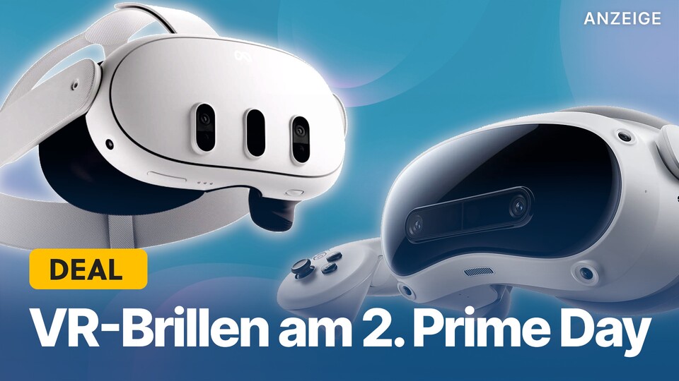 Wird der 2. Amazon Prime Day 2024 die ideale Gelegenheit sein, günstig ein VR-Headset abzustauben? Wir schätzen die Chancen ein und erklären, welche Headsets ihr im Auge behalten solltet.