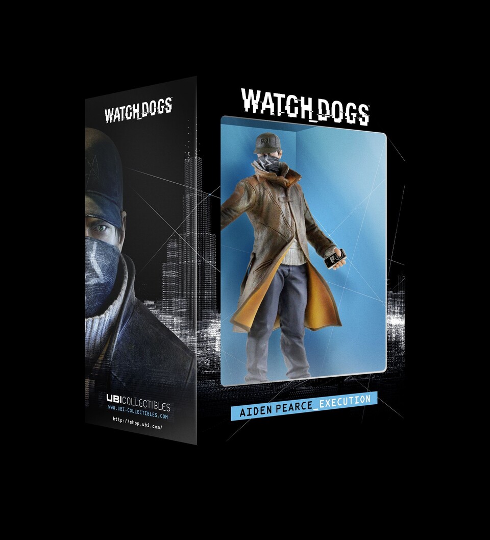 Ubisoft hat eine Actionfigur von Aiden Pearce aus Watch Dogs veröffentlicht.