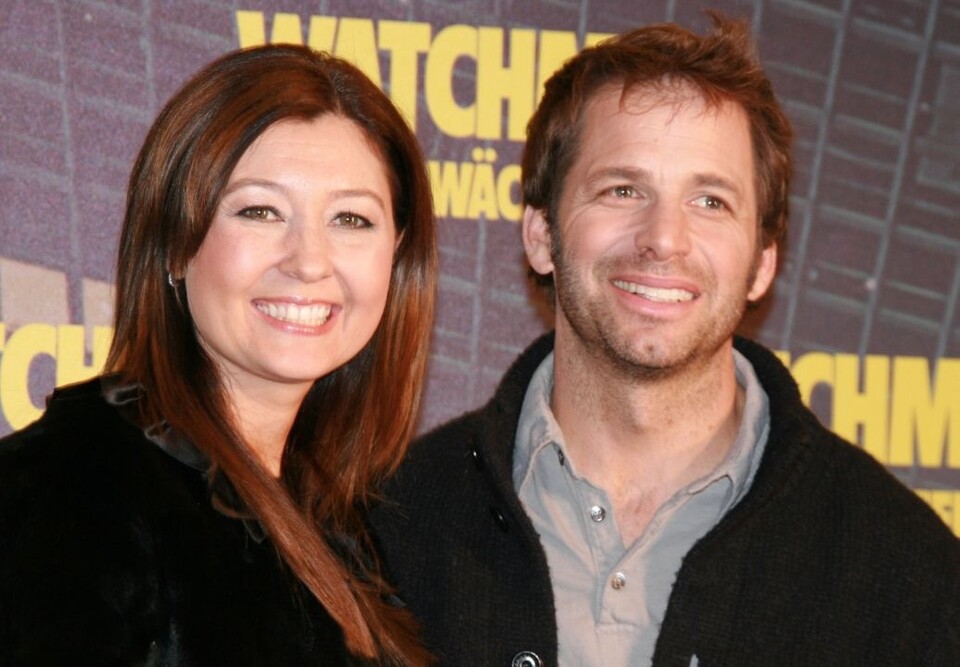 Regisseur Zack Snyder mit Frau Debbie Snyder vor dem Interview