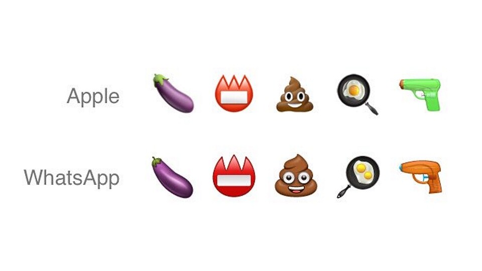 Whatsapp hat neue Emojis entworfen- aber auf Apple-Basis. (Bildquelle: Emojipedia)