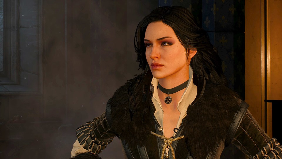 Langes Haar wie das von Yennefer ist der absolute Horror für jede Spiele-Engine. Es clippt nun aber weniger häufig durch ihre Kleider.