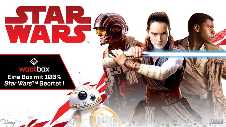Die Wootbox »Star Wars« im Dezember dreht sich vollständig um das Filmereignis des Jahres.