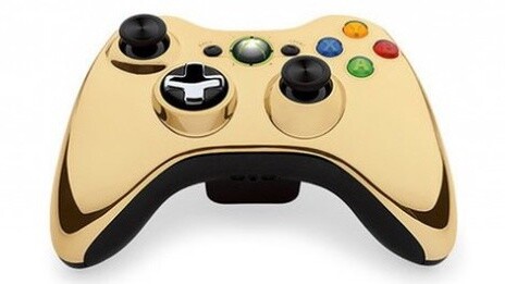 Microsoft bringt Ende 2013 im Rahmen der Chrome-Serie einen goldfarbenen Controller für die Xbox 360 auf den Markt.