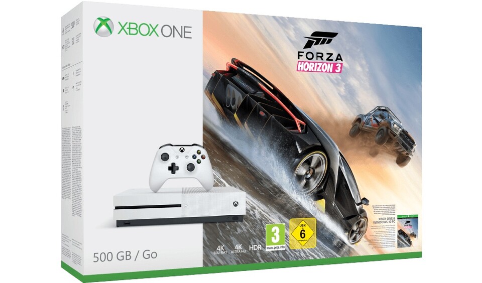 Xbox One S 500 GB mit Forza Horizon 3