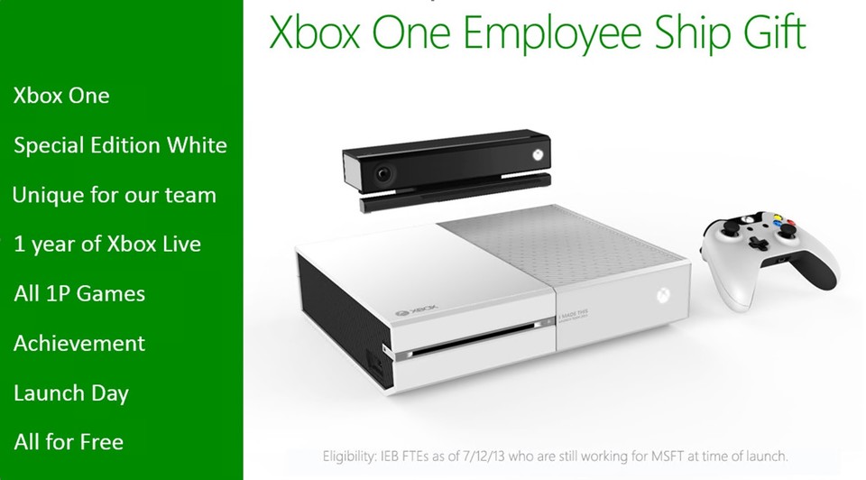 Die weiße Xbox One gab es bislang nur für Microsoft-Mitarbeiter, die beim Launch der Konsole dabei waren. Ein französischer Onlinehändler hat die Konsole nun allerdings im Bundle mit Sunset Overdrive gelistet - für 400 Euro und passend zum Release von Sunset Overdrive.