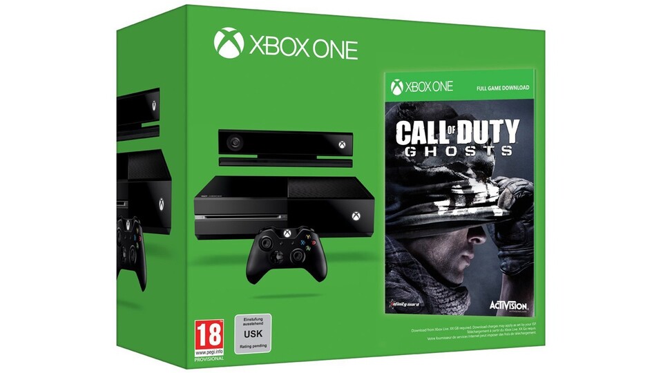 529 Euro kostet die Xbox One im Bundle mit Call of Duty: Ghosts