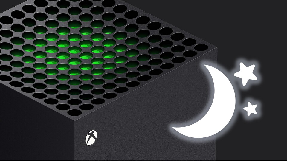 Die Xbox Series X wünscht angenehme Nachtruhe!
