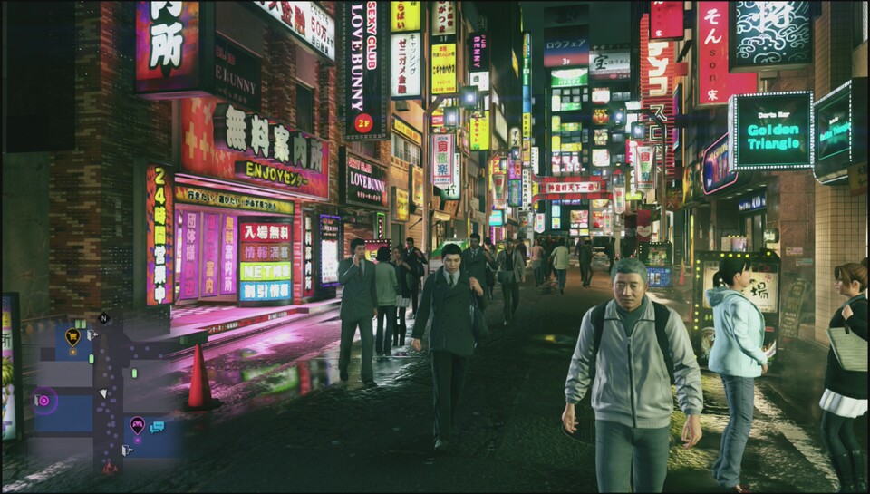 In Yakuza Kimamis Straßen fühlt man sich beinahe ein bisschen , als wäre man selbst im Japan-Urlaub. 