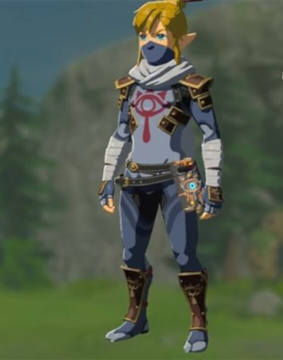 Allein schon die Maske macht das Ninja-Set in Zelda BotW besonders cool.