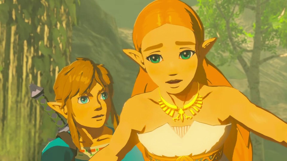 Auch Zelda kann kaum glauben, wie Breath of the Wild einmal aussehen sollte.