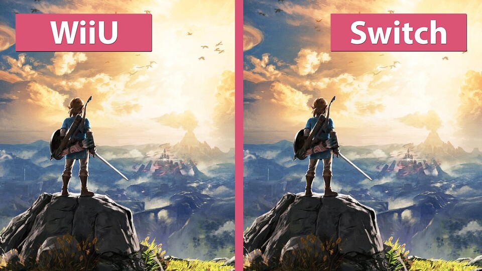 Zelda: Breath of the Wild - Wii U und Nintendo Switch im Grafik-Vergleich - Wii U und Nintendo Switch im Grafik-Vergleich