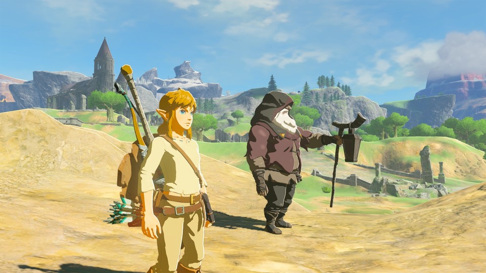 Wüste, Steppen, Berge, Wiesen, Vulkane und mehr: Zelda: Breath of the Wild ist riesig.