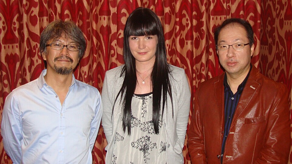 In London traf unsere Redakteurin Maxi den Zelda-Macher Eiji Aonuma (links) und Komponist Koji Kondo(rechts) zum Gespräch.