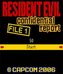 Resident Evil Confidential Report File 1