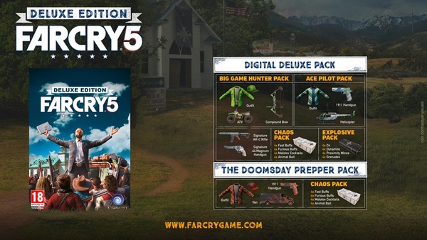 Alle Versionen Von Far Cry 5 Inhalte Der Standard Deluxe Und Gold Edition