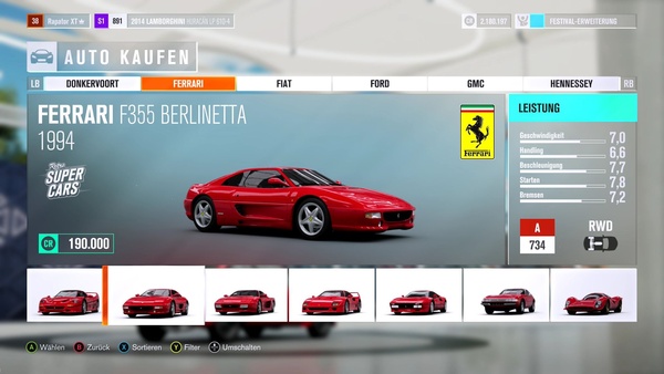 Forza Horizon 3 Alle Autos In Einer Liste Plus Bildergalerie