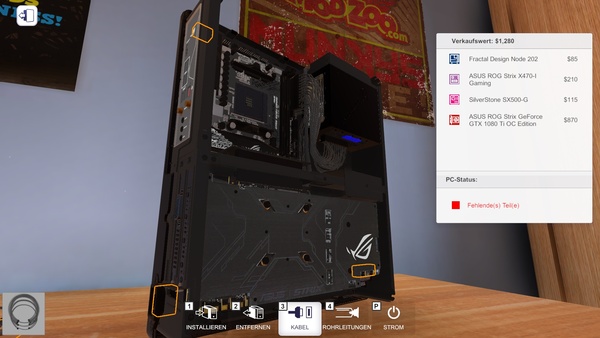 Pc Building Simulator Im Test Virtuelles Basteln Versus Wirklichkeit