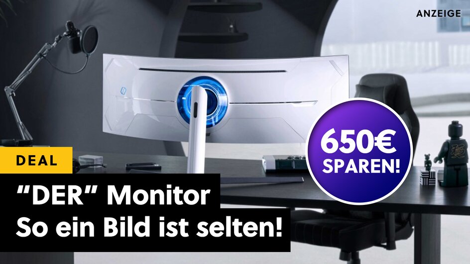 Teaserbild für Weihnachts-Sale: Amazon verschleudert den besten Ultrawide-Gaming-Monitor, vor dem ich jemals saß!