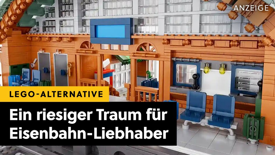 Teaserbild für LEGO-Alternative liefert gigantischen modularen Bahnhof!