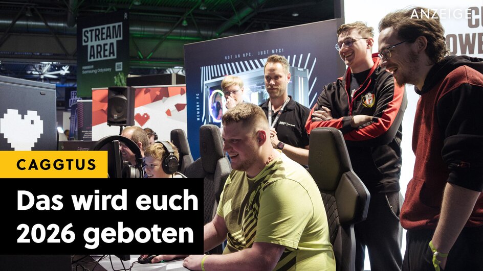 Teaserbild für Cozy Games, Indie-Perlen und vieles mehr: Warum ihr das Gaming-Programm der CAGGTUS 2026 nicht verpassen dürft!