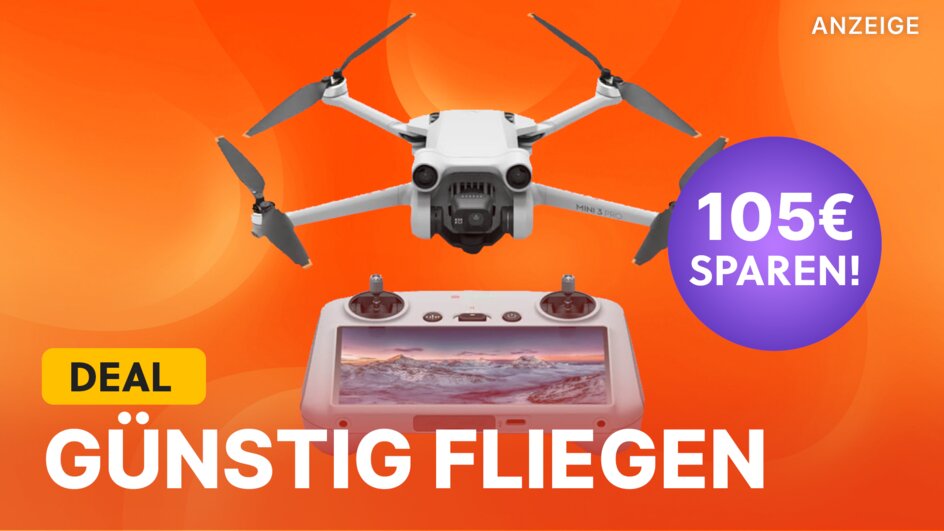 Teaserbild für DJI Mini 3 Pro: Das Komplett-Kit für den perfekten Flugspaß ist derzeit über 100 Euro günstiger!