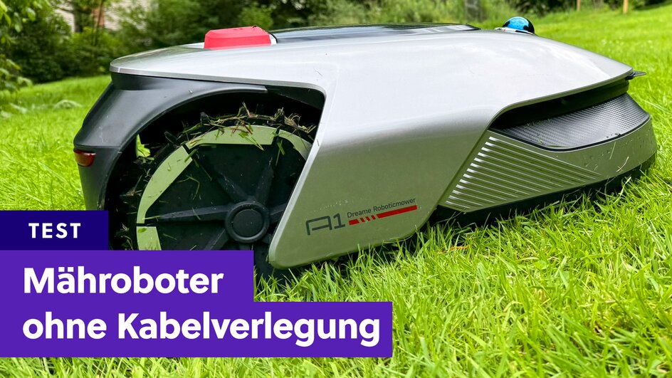 Teaserbild für Dreame A1 im Test: Toller Mähroboter, aber in meinem Garten kommt er an seine Grenzen