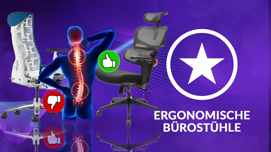 Teaserbild für Die besten ergonomischen Bürostühle für besseres Sitzen im Home Office