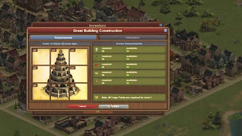 Forge of empires как построить арку в ранних эпохах