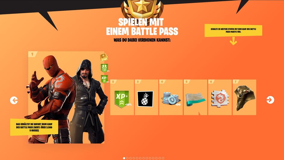 Fortnite Battle Pass Season 11 Preis