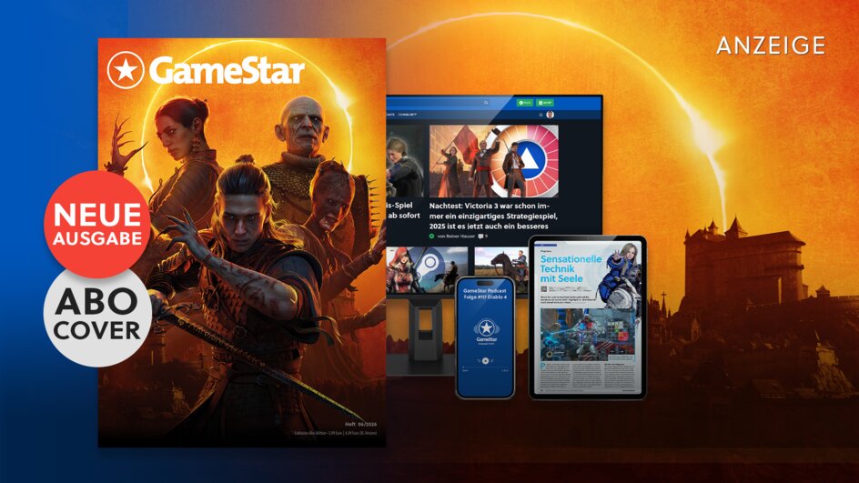 Teaserbild für Jetzt am Kiosk: Vampire, Weltraum und Piraten: Die GameStar 0626 strotzt nur so vor Themenvielfalt