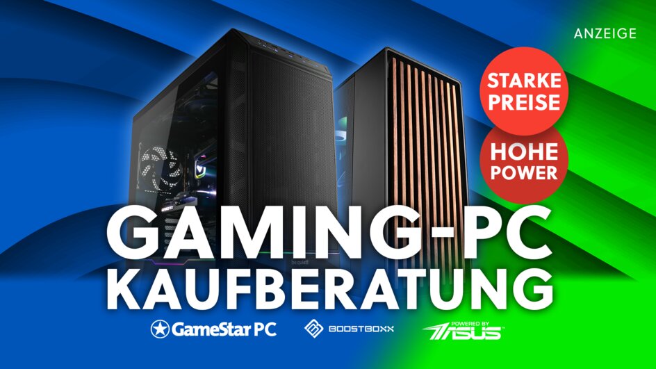 Teaserbild für GameStar-PC-Kaufberatung - unsere besten Gaming-PCs für 4K, WQHD und Full HD – Mai 2025