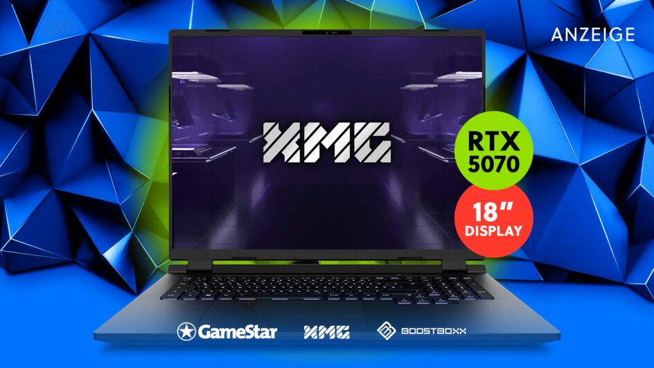 Teaserbild für Es kommt doch auf die Größe an! 18 Gaming-Laptop von XMG mit RTX 5070 und Core Ultra 7 im Benchmark