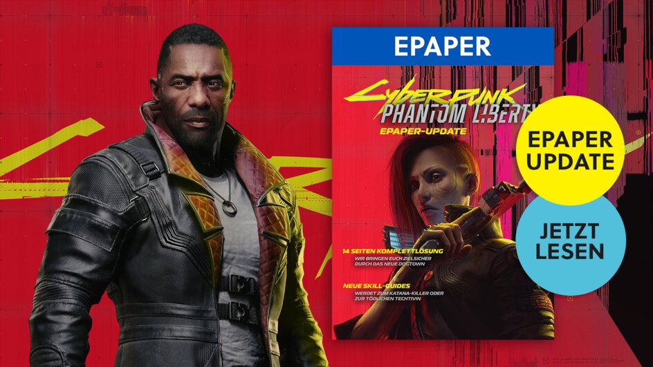 Teaserbild für Epaper-Update zu Cyberpunk 2077 jetzt verfügbar – Guides zu Phantom Liberty