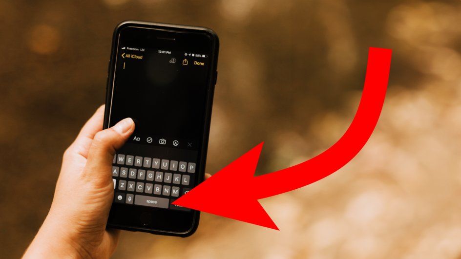 Teaserbild für »Leertaste gedrückt halten« ist der beste Trick für iPhones und Android-Handys, den ihr kennen solltet