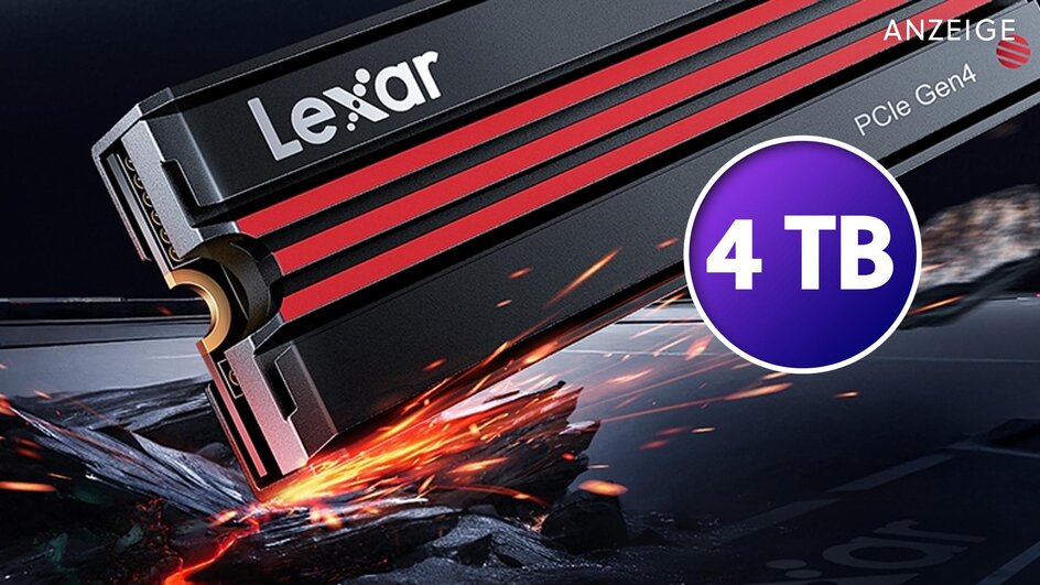 Teaserbild für 4 Terabyte und bis zu 7.000 MBs schnell: SSD-Geheimtipp für PC und PS5 zum Kampfpreis bei Amazon!