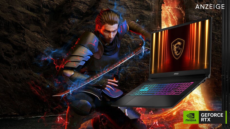 Teaserbild für Gaming-Laptop mit GeForce RTX 5070 und 240 Hz QHD-Display: MSI dribbelt den Preis-Leistungs-Markt aus