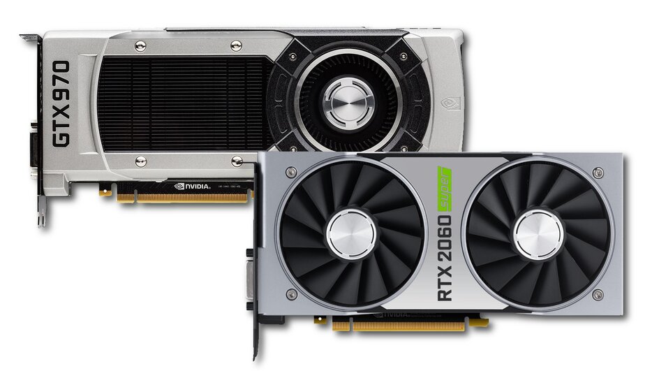 Сравнение видеокарт nvidia gtx 970 и rtx 2060