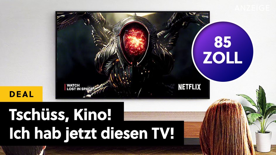 Teaserbild für Über 2 Meter Bildschirmdiagonale und 1000€ Rabatt: Der Goliath unter Sonys 4K TVs kostet gerade wie ein David!