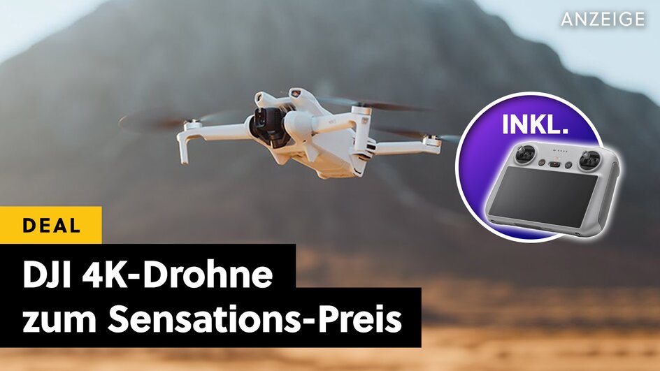 Teaserbild für Diese DJI 4K-Drohne kostet weniger als die Hälfte der Mini 5 Pro, reicht für Hobbypiloten locker + macht geniale Videos!