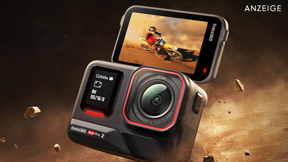 Teaserbild für Diese GoPro-Alternative mit Leica-Linse ist die vielleicht beste Action-Kamera, die ihr kriegen könnt - und jetzt richtig günstig!