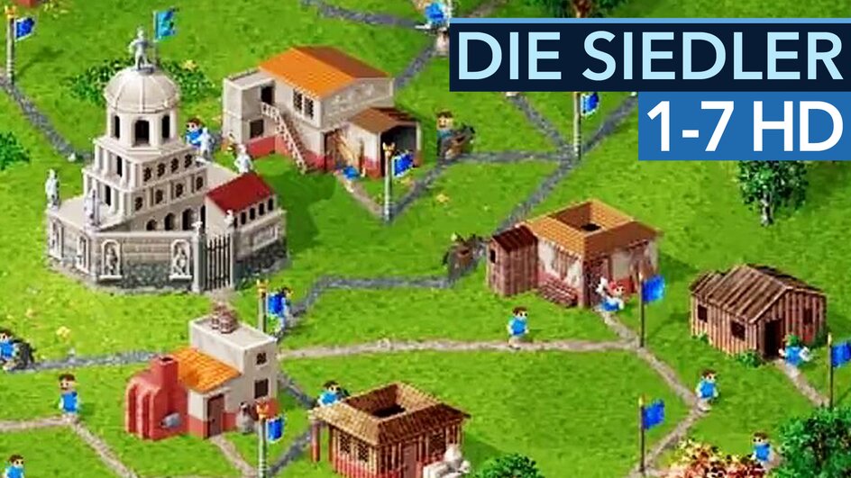 Die Siedler 1 bis 7 jetzt in HD und mehr - Trailer & Verbesserungs ...