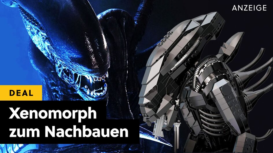 Teaserbild für Alien: Das furchteinflößendste Monster der Kinogeschichte gibts gerade im LEGO-Style zum Nachbauen - mit 2000 Teilen!