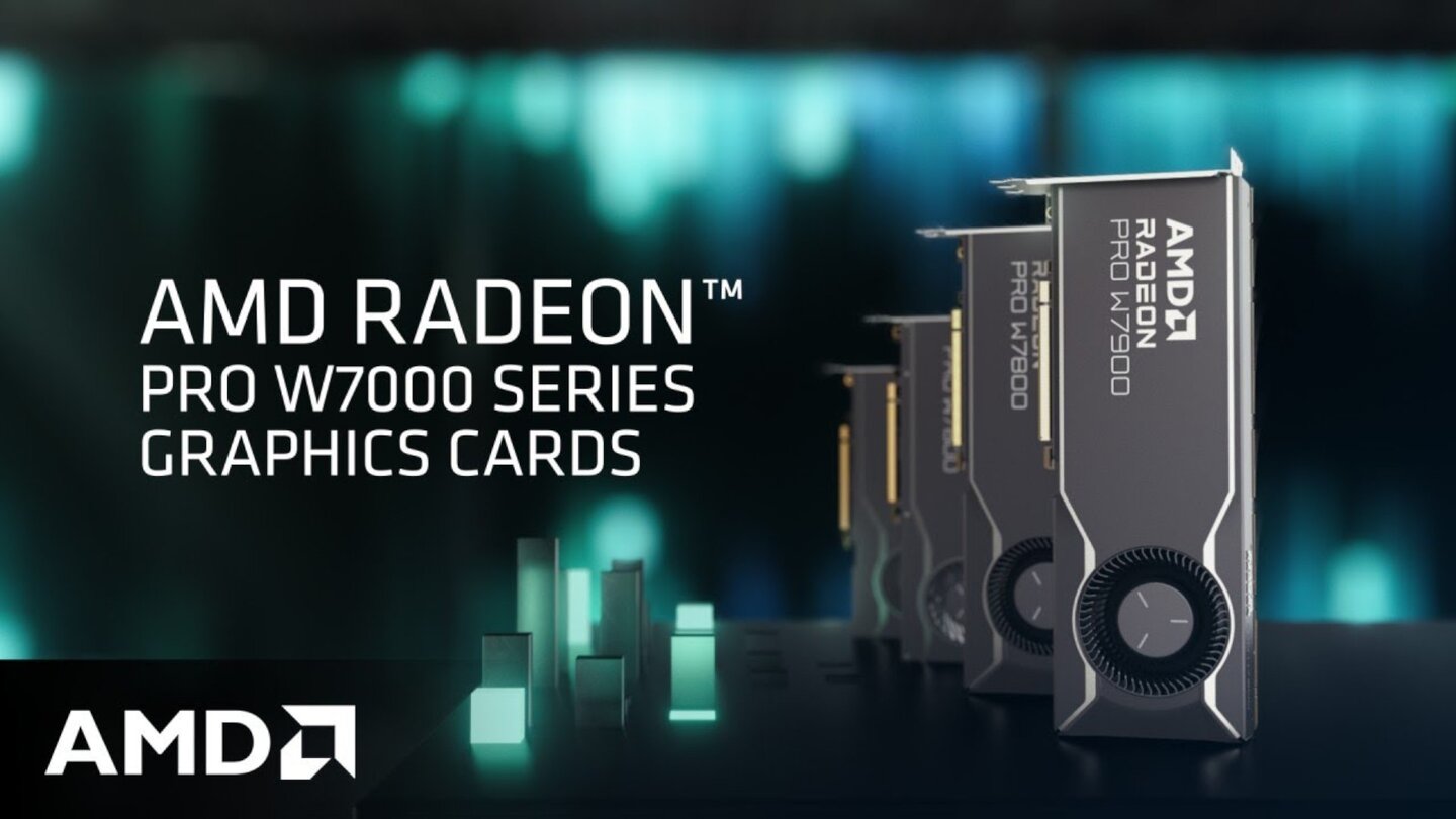 AMD: Im Trailer zeigt der Hersteller seine neuen Grafikkarten für Profis