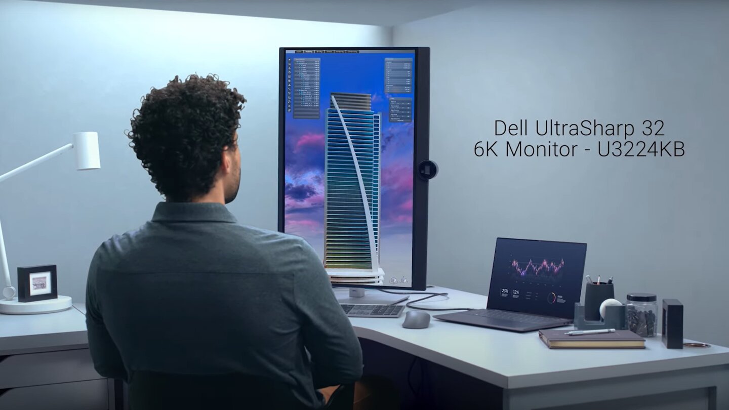 6K Home Office Monitor mit 99% Farbtreue: Dell UltraSharp 32 vorgestellt