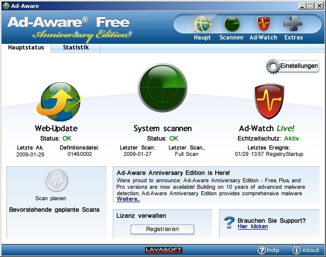 ad free spyware