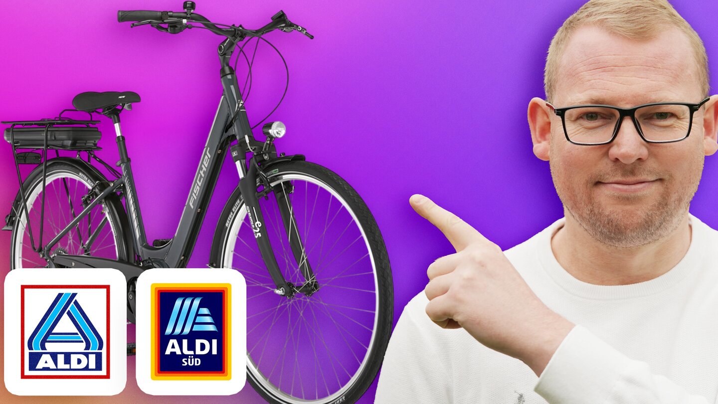120 Kilometer Reichweite, starker Mittelmotor: Aldis gnstigstes City-E-Bike  im Preischeck